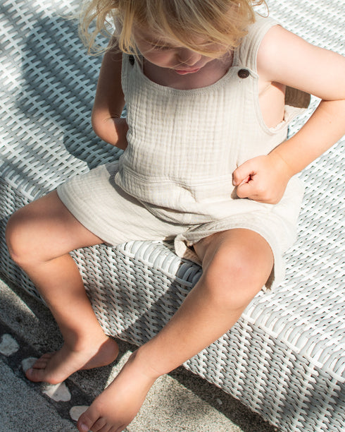 Unisex Jumpsuit in White